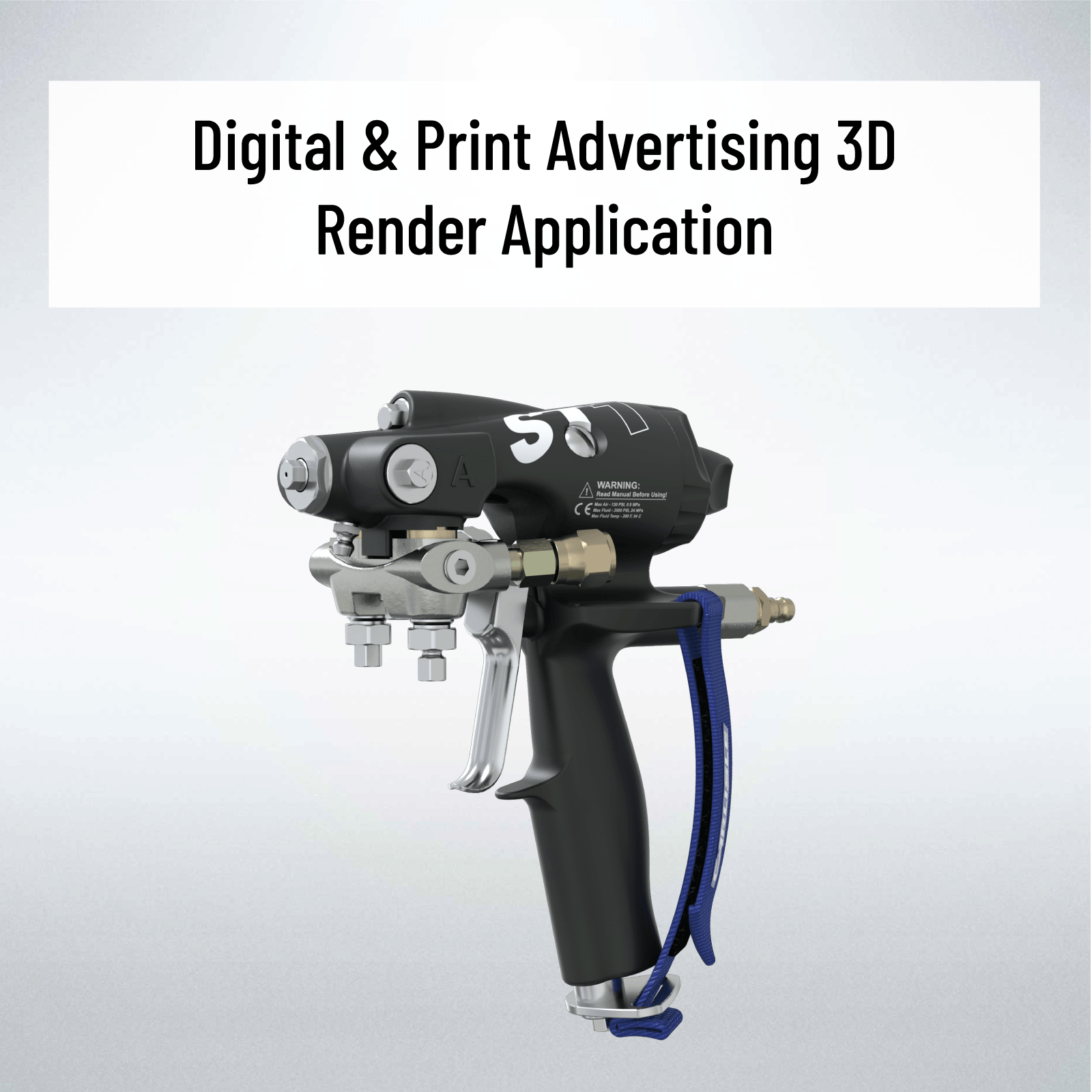 digital and print advertising 3d render thumbnail