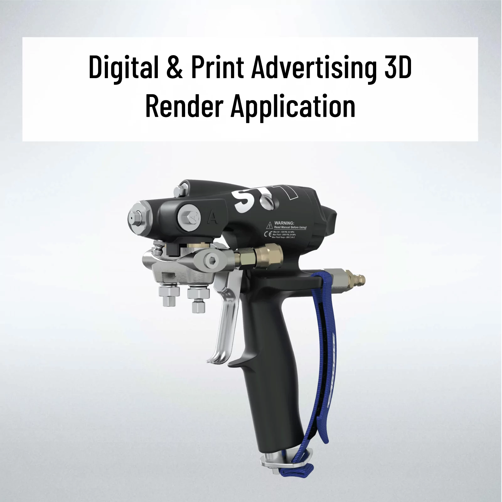 digital and print advertising 3d render thumbnail