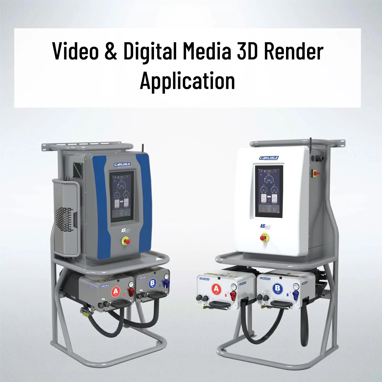 video and digital media 3d render thumbnail